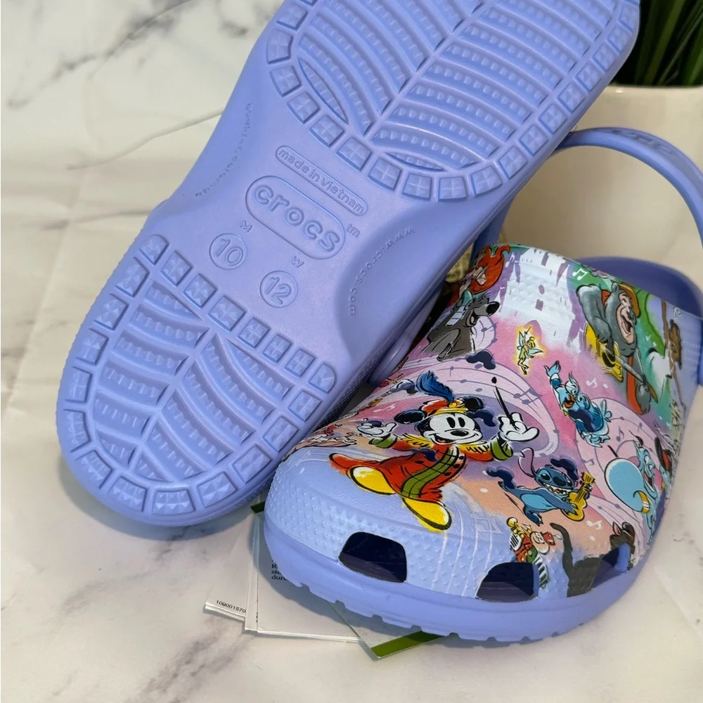 NWT Disney 100 Moments Special Edition Crocs Men’s size 10 REDUCED SHIPPING - Picture 6 of 6